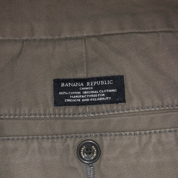 Men’s Dark Beige Banana Republic Chinos - Picture 4 of 4